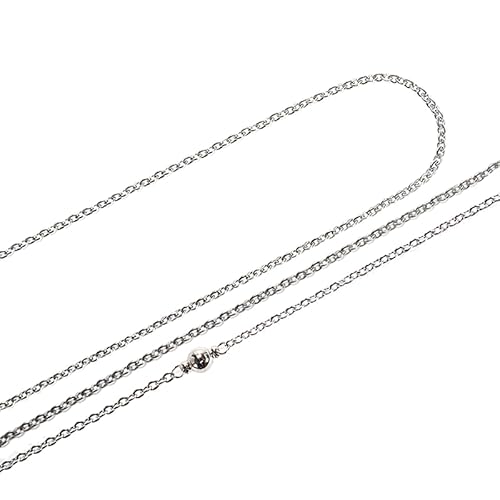 [Lifetec] lbNX `F[ ȒPE }Olbg^Cv `F[ XeX AM[Ή  1.5mm 2.4mm  40cm/45cm/50cm   `F[ ̂ lC ^b`  (2.4mm