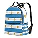 Rucksack mit Argentinien Flagge, Unisex, Leinen