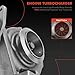 A-Premium 2pcs Complete Turbo Turbocharger Kit, with Gasket, Compatible with Ford F-250/F-350/F-450/F-550 Super Duty, 2008 2009 2010, 6.4L Diesel, High & Low Pressure
