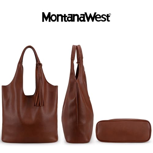 Image of Montana West Slouchy Hobo Bags for Women Soft Designer Shoulder Purses Ladies Top Handle Handbag