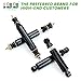 10L0L Golf Cart Front and Rear Shocks for Club Car DS G&E 1988-up,Precedent G&E 2004-up, Tempo 2018-up, OEM 1014235, 1014236, 1010991, 1015813, 1013164