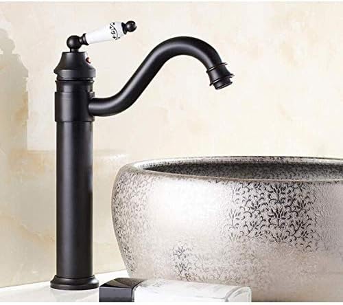 Mélangeur de lavabo en laiton avec levier unique et finition boule élégante