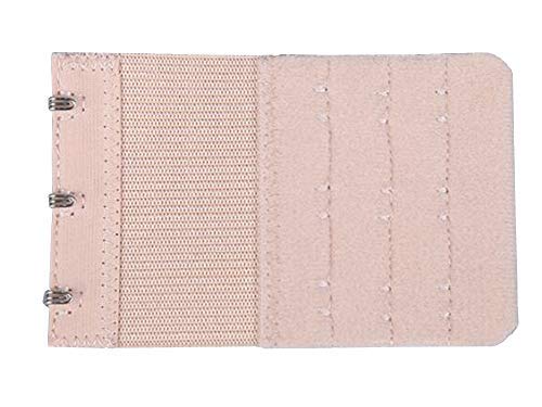 Bra Extender 3 Hooks 3 Rows Elastic Bra Band Hook Strap Extensions For Women, Pack Of 4 (Multicolor) #TOP3