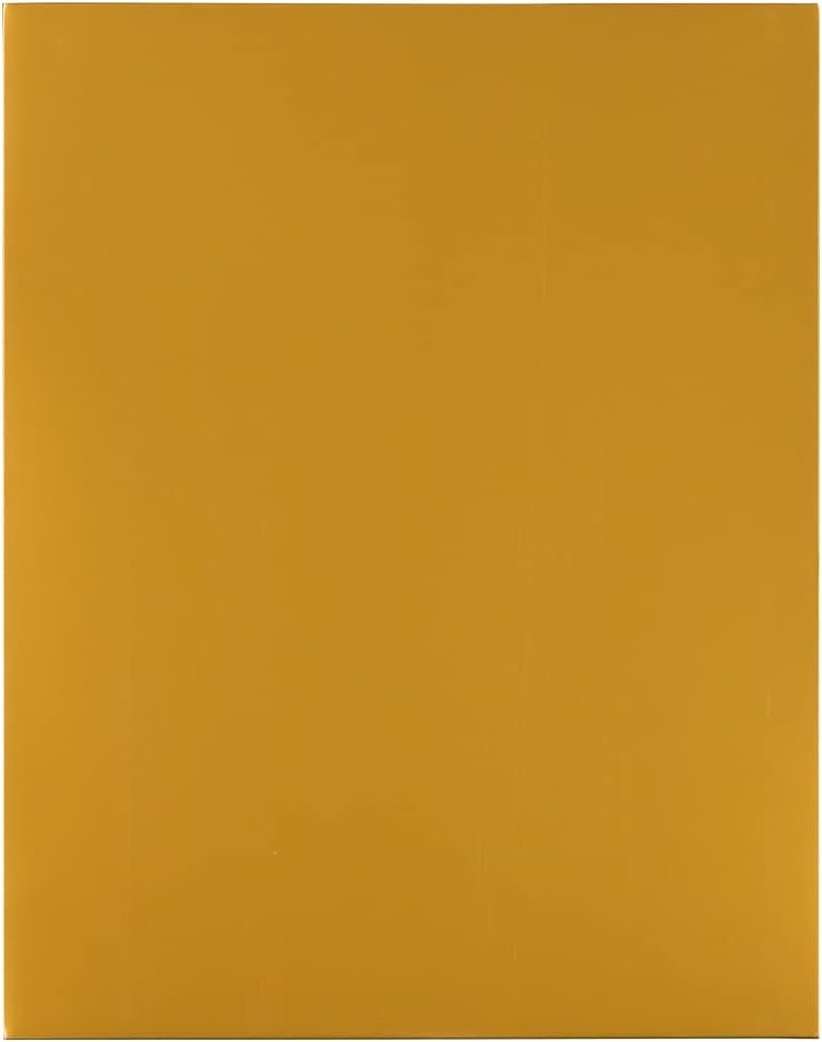 JAM PAPER Laminated Two Pocket Glossy School Folders - Letter Size - High Gloss Gold - 6/Pack
