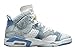Jordan Boy's Air 6 Retro (Big Kid) White/Dutch Blue/Citron Tint/Black 5.5 Big Kid M