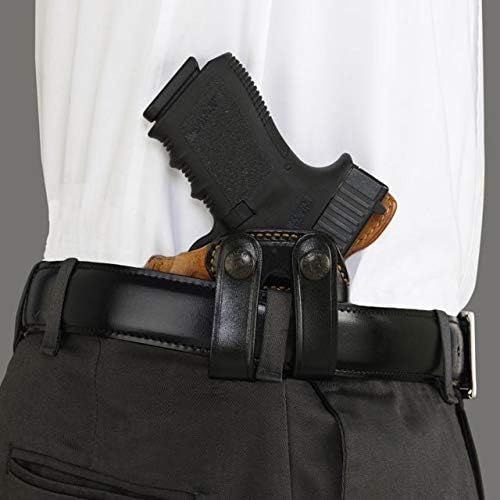 Galco Royal Guard 2.0 Leather IWB Holster, Glock 48/Glock 48 MOS, Right Hand, Black, RG834B