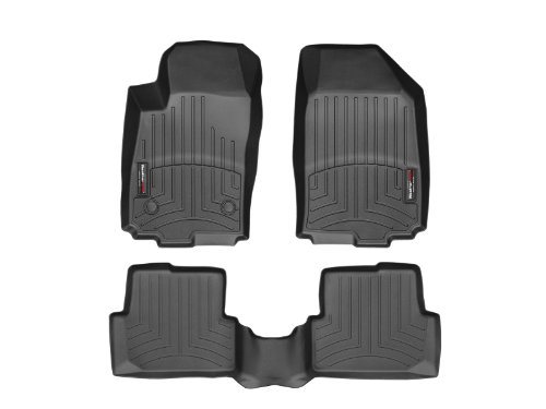 WeatherTech Custom Fit FloorLiner for Chevrolet Sonic - 1st & 2nd Row (Black)