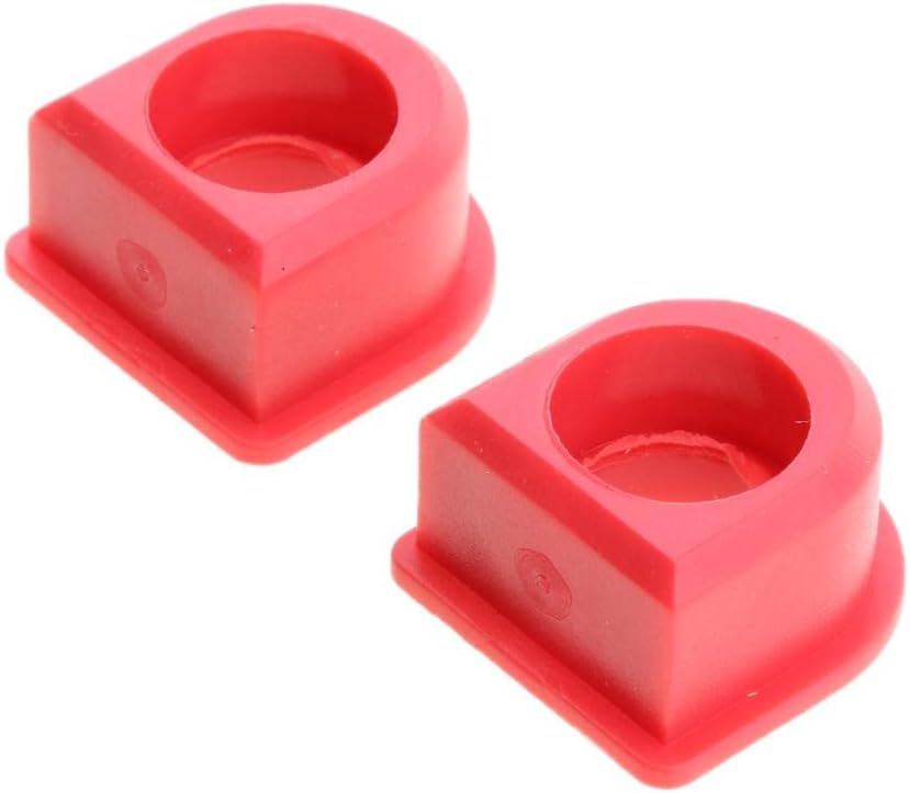 2 Pack Red Winch Trailer Battery Quick Connector Plug Covers - 175A Electrical Cable Handle - ATV UTV Quad ion