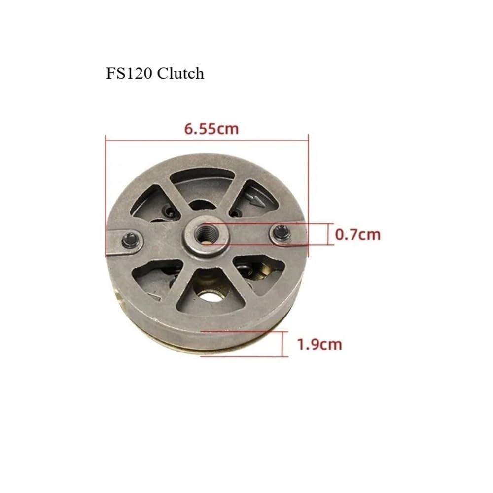 Conjunto de Tambor de Embrague y Embrague Apto for desbrozadora Stihl FS120 FS200 FS250 FS300
