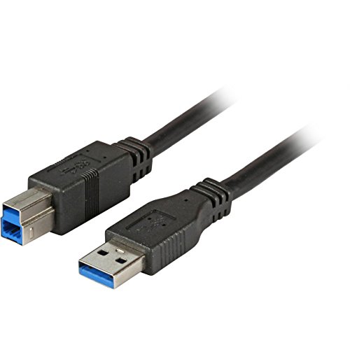 EFB-Elektronik 1.8 m USB 3.0 A/B 1.8 m USB A/USB B Male USB A, USB B Male USB Cable – USB Cable (1.8 m, Black (Gen 1), Male/Male, 3.0, Black)