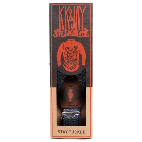 Image of KK & JAY SUPPLY CO. ORIGINAL Stay Tucked Shirttail Garters inchWashington inch Diamond Shirt Stays