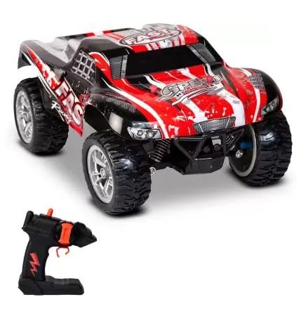 Braintastic Rechargeable High Speed Remote Control Drifting Stunt RC Car Toys for Kids (Red Black) (B0D8436NGM) Amazon Price History, Amazon Price Tracker