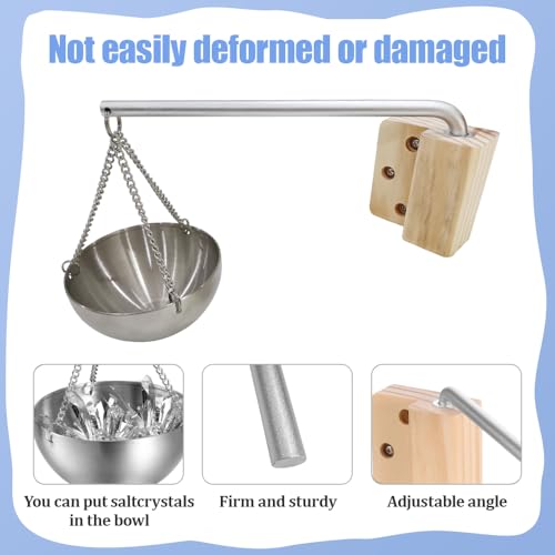 Bol diffuseur d'huiles essentielles en acier inoxydable pour sauna