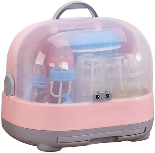 Baby Bottle Baby Feeding Drying Rack - Pink