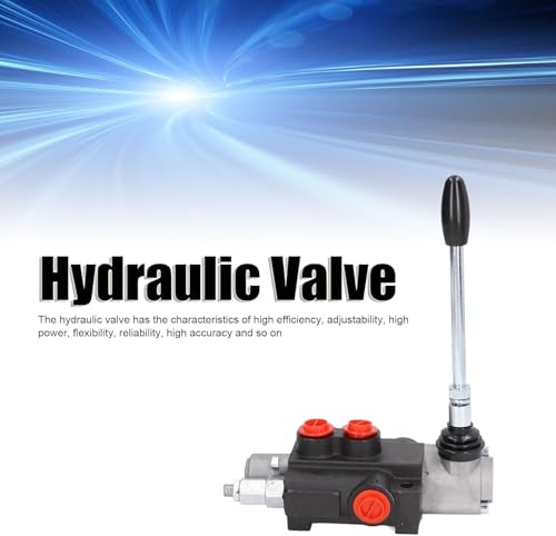 Kit de válvula control flujo hidráulico industrial con manija ajustable 5