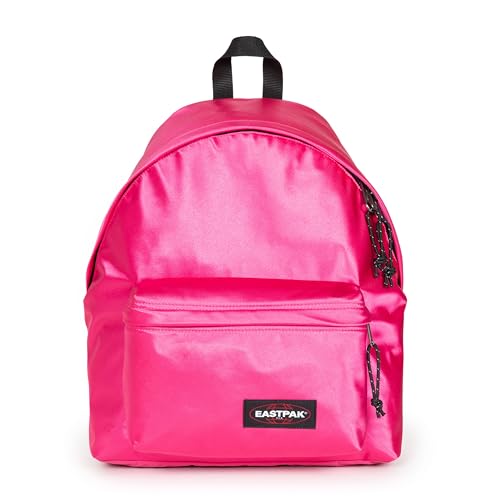 Image of EASTPAK Padded Pak'r - 24L Commuter Travel Backpack with Front Pocket, Water-Resistant, Vegan Materials & Adjustable Straps, Satinfied Pink