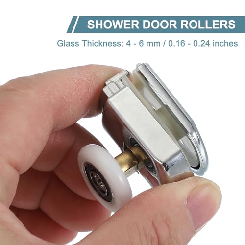 Roulettes de porte de douche 23 mm pour rénover facilement la salle de bain familiale