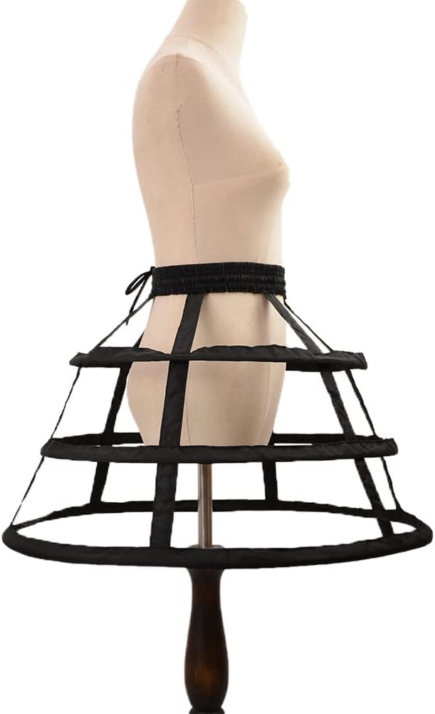 Women Crinoline Petticoat Hoops Skirt Short Half Slip Underskirt for Girls Wedding Bridal Underskirt Slip - Image 3