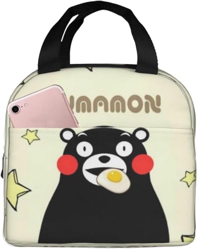 ランチバッグ くまモン 保冷 弁当バッグ おしゃれ コンパクト 持ち運び便利 小物用手さげ ミニトート 通勤 通学 旅行用 男女兼用