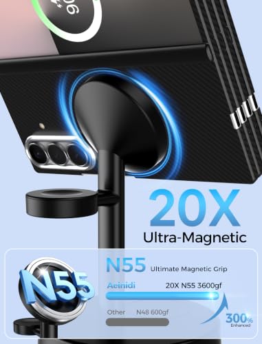Aeinidi 3 in 1 Super Fast Magnetic Wireless Charger for Samsung Galaxy | Not for Watch 9/Ultra 2, 15W Cooling Charging Station for MagSafe Samsung S26 Ultra Z Fold/Flip 8 Watch Ultra 8 7 Buds - image 4