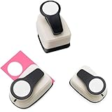 クラフトパンチクラフトパンチ 丸 クラフトパンチ 丸型 大きい紙用パンチ 穴あけパンチ ペーパーパンチャー DIY用具 工芸パンチ オフィス 保育ハンドメイド作成道具-9mm+16mm+25mm-3点セット