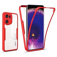 Custodia Antiurto 360° Per Oppo Find X5 Lite – Viola, Con Protezione Schermo Integrata E Paraurti TPU Trasparente