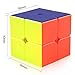 D-FantiX QYTOYS Qiming Pyramid Speed Cube & Cyclone Boys 2x2 Speed Cube