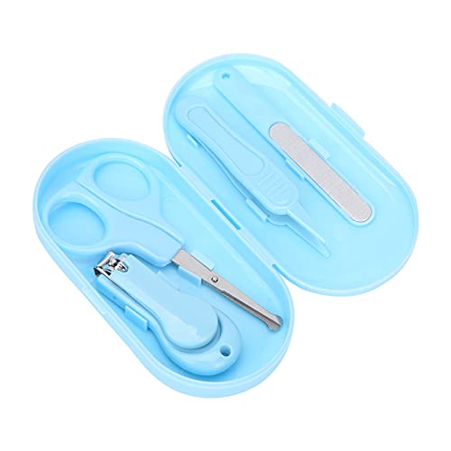 Pinça para bebê, cortador de unhas para bebê forte e durável para casa(azul)