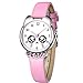 KDM Orologio Bambina Orologio da Polso Ragazze per Bambini Analogico Quarzo Impermeabile Sportivo Tempo Insegnante Elegante Pelle Orologi per Bambina Ragazzi Ragazze