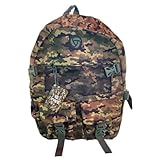 Mochila Escolar Juvenil Costas Camuflada Verde Exercito Militar G