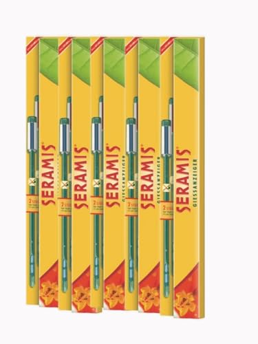 Seramis zuverlässige Gießanzeiger 5x 2er Set für Blumentöpfe bis 16 cm Kunststoff blau rot