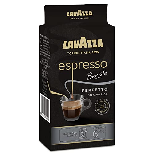 Image of FRESH & HONEST Lavazza Fresh & Honest Lavazza Perfetto Espresso, 100% Arabica Ground Coffee Powder Bag, 250G (1493) (Pack of 2)