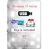 Tech-Shop-pro Compatible with install Key Included USB For Windows 11 Home OEM Version 64 bit. Recover, Restore, Repair Boot USB, and Install to Factory Default Fast and easy Free Technical Support.