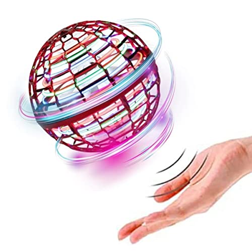 Bola Spinner Voador Led Drone Brinquedo Divertido e Colorido Para Crianças Boomerang Vermelho 1 Bola Spinner Voador Led Drone Brinquedo Divertido e Colorido Para Crianças Boomerang Vermelho