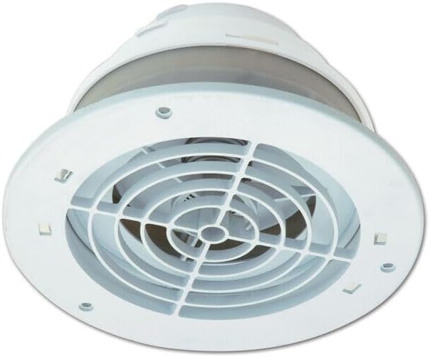 4", 5", 6" Soffit Exhaust Vent For Bathroom and Kitchen Fan Venting