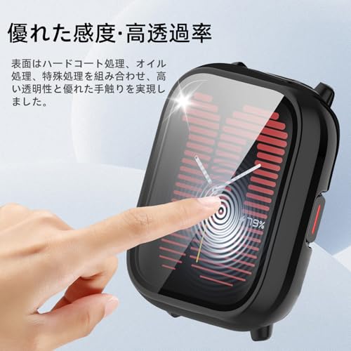Image of For Amazfit Active, Protective Case, Lightweight, PC + Tempered Glass Cover, 9H Hardness, Easy Installation, All-in-One, Full Protection, Anti-Scratch, Shockproof, HD High Transmittance