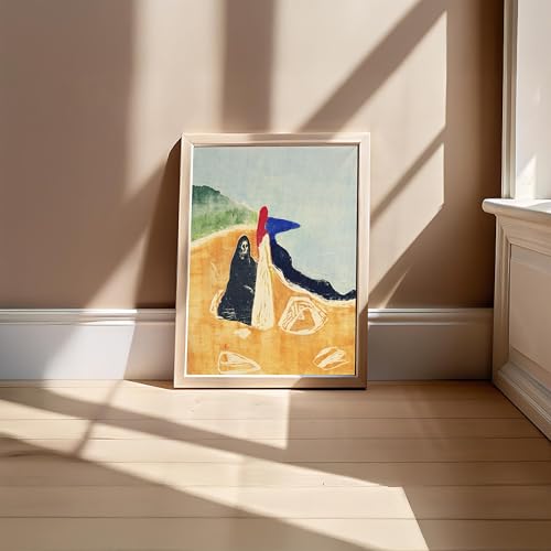 Image of BLINKART Henri Matis Aesthetic Art Walls With Frame | Natural Wood Texture | Living Room Bedroom Office Wall Decoration | Poster Home Decor Frames Wall Bedroom | 12x8 Inches (D374)