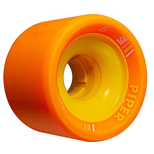Piper Wheels Ion Indoor Speed Skating Quad Race Wheels (Orange 95A)