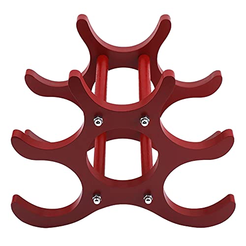 Soporte para 6 botellas de vino de pino Fdit miniatura 4