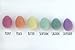 Matthew and Mae Felt Easter Eggs Set of 6 or 12- Approx. 1.75-2