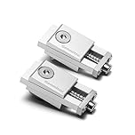 Genmitsu Upgrade Aluminum Mini Vise Clamp 2PCs, High-Precision CNC Router Clamp for Woodworking & Metalworking Milling Project, Size 56 x 22 x 21mm, Low Profile
