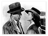 Casablanca, 1942 Poster 90 x 70 cm Schwarz-Weiß Wandbilder 