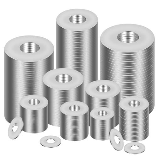 Hexizexi 120 Stück M6x12mm Unterlegscheibe Edelstahl Karosseriescheiben für Reparaturen im Haushalt Schrauben Bolzen Muttern