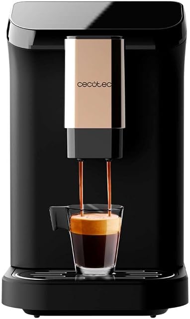 Cecotec Superautomatyczny ekspres do kawy Cremaet Macchia Black Rose. Moc 1350 W, blok termiczny, pompa ciśnieniowa 19 bar, system Plug&Play, młynek, automatyczne czyszczenie