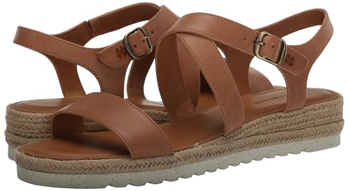 Image of Lucky Brand Women's Trianna Leather Wedge Sandal