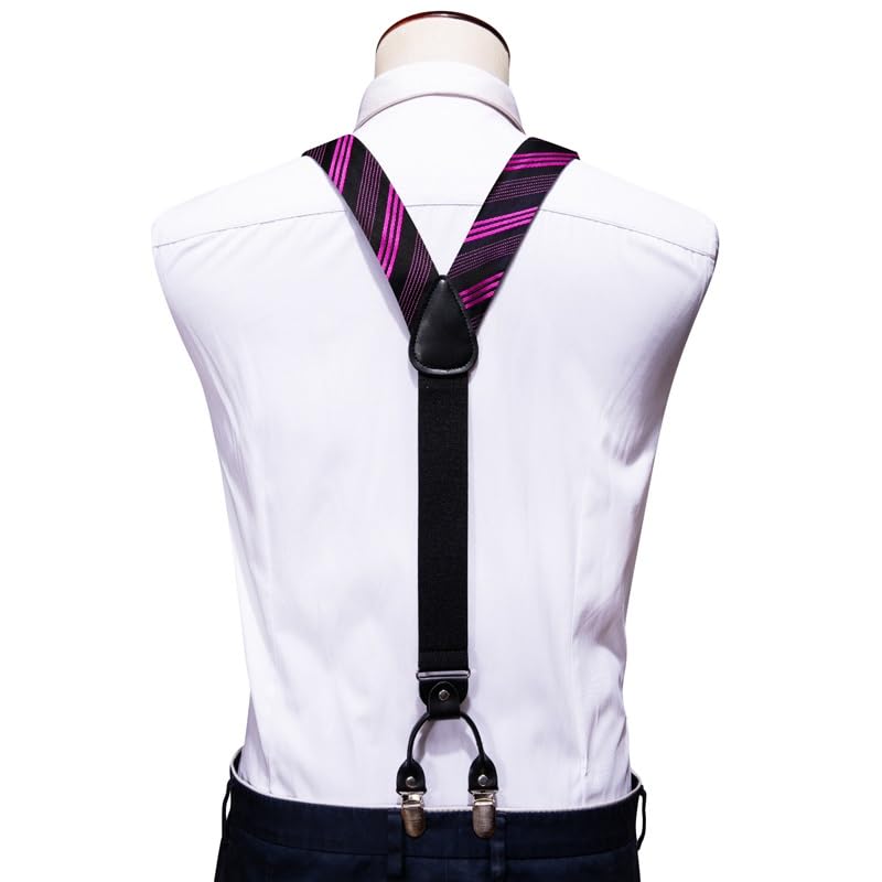 Set de Tirantes y Corbatín de Seda para Hombre miniatura 4