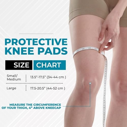 Image of Leosportz Dancing Knee Pads for Men Women - Sponge Protective Thick Anti-Slip Collision Dance Kneeling Kneepads | Ideal for Sports, Workouts, Volleyball, Running (Black, Large)