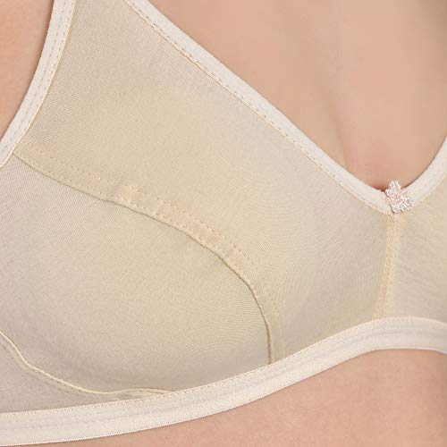 Image of Aimly Women's Cotton Non-Padded Non-Wired Low Coverage Regular Bra Pack of 3