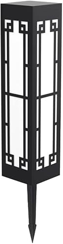 Luces de poste al aire libre, luz eléctrica enchufable para césped, impermeable, luz de jardín al aire libre, luz LED simple de acero inoxidable,