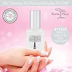 karma organic Unscented Nail Polish Remover, Non-Toxic Nail Treatment Vegan Cruelty-Free) (Unscented) (Unscented +Top/Triple Bas) - Image 2
